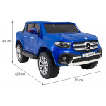 Elektrické autíčko Mercedes X-Class - LCD - MP4 - Lakované - modré